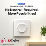 SONOFF Orb-ZBW2L 2-kanālu Zigbee viedais slēdzis (bez neitrāles) MINI-ZB2GS-LE - Image 5
