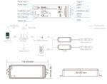 COB SPI NEON RGBIC LED kontrolieris apgaismojumam SD sērija ZigBee+RF TUYA - Image 5