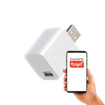 Viedais mini slēdzis USB adapteris 1 ports 5–12V ZigBee TUYA (QuickCharge)