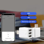 Viedais mini slēdzis USB adapteris 3 porti 5–12V ZigBee TUYA - Image 5