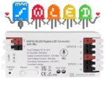 LED RGBIC ESP32 10A 5-24V WiFi WLED kontrolieris ar mikrofonu