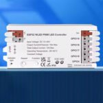 Viedais LED kontrolieris 5in1 PWM 10A 12-24V (ESP32) WiFi WLED – GL sērija - Image 3