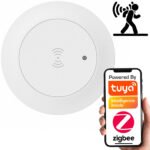 24 GHz klātbūtnes un spilgtuma (krēslas) sensors griestiem ZigBee TUYA