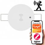 24 GHz klātbūtnes un spilgtuma sensors (iebūvējams griestos), ZigBee TUYA