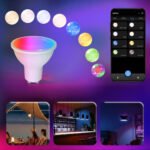 GU10 Matter WiFi viedā LED spuldze (RGB+CCT) HomeKit / Google Home / Alexa - Image 5