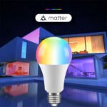 Matter WiFi E27 LED viedā spuldze (RGB+CCT) HomeKit/Google Home/Alexa - Image 3