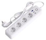 TUYA viedais pagarinātājs 4P + USB WiFi