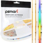 PSMART digitālā COB LED lente 24V WS2814 RGBWIC 3000K IP20 10mm 784 LED/m 5m