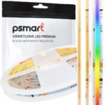 PSMART digitālā COB LED lente 24V WS2814 RGBWIC 3000K IP20 10mm 784 LED/m 5m