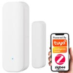 Magnētiskais durvju/logu atvēršanas sensors, balts ZigBee TUYA
