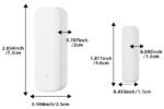 Magnētiskais durvju/logu atvēršanas sensors, balts ZigBee TUYA - Image 4