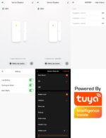 Magnētiskais durvju/logu atvēršanas sensors, balts ZigBee TUYA - Image 5