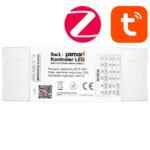 Tuya 5-in-1 ZigBee LED kontrolieris DIM/CCT/RGB/RGBW/RGBCCT 5-24V 15A (PX sērija)