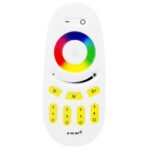 PSMART 4 zonu RF tālvadības pults RGB PX sērijas LED kontrolieriem (balta, 2.4GHz)