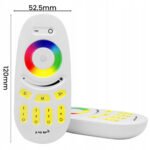 PSMART 4 zonu RF tālvadības pults RGB PX sērijas LED kontrolieriem (balta, 2.4GHz) - Image 5