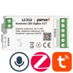 PSMART Mini ZigBee TUYA CCT LED kontrolieris 5–24V 15A (PX sērija) ar mikrofonu