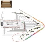 PSMART LED kāpņu kontrolieris ar PIR kustību sensoriem, 32 pakāpieni, WiFi TUYA (SPI PX sērija) - Image 4
