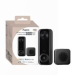 Durvju zvana kamera Aqara G400 Select (vadu) – 2K AI video durvju zvans, Wi‑Fi 6/PoE, melns (DB-C03D)