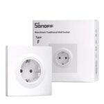 SONOFF WS01STPF-E tradicionālā sienas kontaktligzda Fusion Orb, F tipa (Schuko), balta, 16A