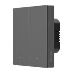 SONOFF SwitchMan M5 Wi‑Fi / Matter viedais sienas slēdzis, 2-kanālu, pelēks (M5-2C-86M)