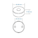 Tālvadības pults SD sērijas LED kontrolieriem (1 zona), melna, RF 2,4 GHz - Image 3