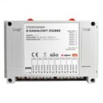 8 kanālu 8x10A bezsprieguma ZigBee TUYA kontrolieris (DIN sliede) - Image 2