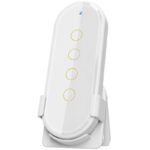 Skārienekrāna tālvadības pults 4 kanāli 12 ainas balta ZigBee TUYA