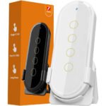Skārienekrāna tālvadības pults 4 kanāli 12 ainas balta ZigBee TUYA - Image 2