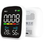 TUYA WiFi PM2.5 gaisa kvalitātes sensors ar temperatūras un mitruma mērīšanu
