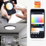 Viedā LED griestu lampa 30W+10W RGB+CCT WiFi TUYA - Image 5