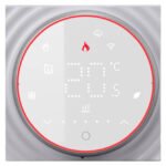 Inteliģents apaļš LED WiFi termostats 5A balts TR083 (TUYA)