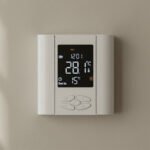TUYA ZigBee viedais akumulatora termostats 5A (parasti atvērts), balts – TRZ089 - Image 2