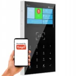 Vertikāls LCD TUYA trauksmes komplekts WiFi/GSM ar RF 433 MHz (poļu valoda)