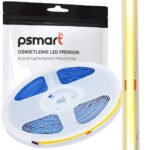 PSMART COB LED lente 24V WW 3000K IP20 8mm 480LED/m 5m
