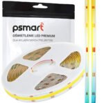 PSMART COB LED lente 24V CCT IP20 10mm 608LED/m 5m