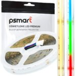 PSMART LED lente COB 24V RGBW 3000K IP20 12mm 784LED/m 5m