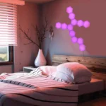 Viedās RGBiC HEXAGON LED lampas (10 gab.) ar TUYA WiFi un tālvadības pulti - Image 5