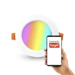 Iebūvējama viedā lampa apaļa RGBCCT 2,5" ZigBee 3.0 TUYA (5W, 480lm, IP20)