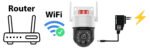 Āra IP kamera ar signalizāciju 5MP 30x optiskā tālummaiņa Wi‑Fi/Ethernet ONVIF TUYA (IP66) - Image 5