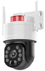 Āra IP kamera ar signalizāciju 5MP 30x optiskā tālummaiņa Wi‑Fi/Ethernet ONVIF TUYA (IP66) - Image 3
