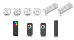 Mono LED tālvadības pults (sienas panelis), melns stikls, 4 zonas, RF 2.4GHz, SD sērija (PLD074) - Image 5