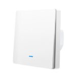 TUYA EM sērijas 1 kanāla viedais gaismas slēdzis WiFi + RF433MHz (EM1, balts)