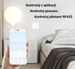 TUYA EM sērijas 1 kanāla viedais gaismas slēdzis WiFi + RF433MHz (EM1, balts) - Image 5