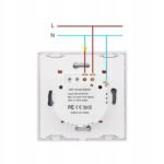 TUYA EM2 divkanālu viedais sienas gaismas slēdzis (Wi‑Fi + RF433MHz, 230V, ar neitrālo vadu) - Image 2