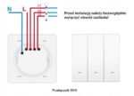 TUYA EM sērijas 3 kanālu viedais gaismas slēdzis WiFi + RF433MHz (EM3, balts) - Image 2