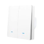 Viedais gaismas slēdzis 2 kanāli EM sērija balts ZigBee TUYA