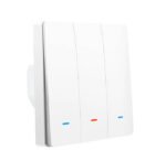 Viedais gaismas slēdzis 3 kanāli EM sērija balts ZigBee TUYA - Image 3