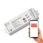 TUYA ZigBee SD sērijas LED CCT kontrolieris 2CH 2×5A (12–36V DC)