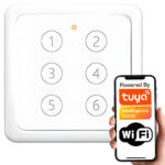 Tālvadības pults 6 kanāli / 18 programmas ar magnētisko pamatni (ZigBee 3.0, TUYA LR sērija)