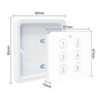 Tālvadības pults 6 kanāli / 18 programmas ar magnētisko pamatni (ZigBee 3.0, TUYA LR sērija) - Image 3